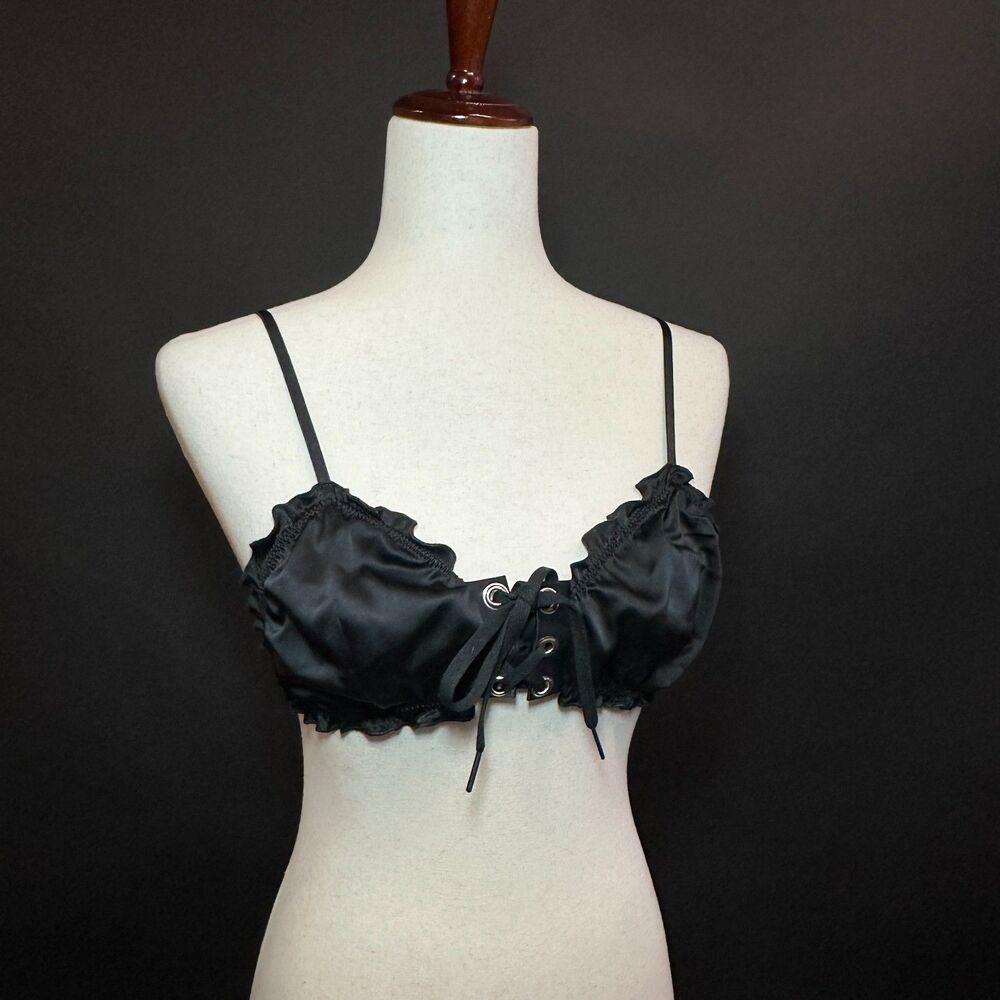 NWoT Clare Bare Cardamine Silk Bralette L